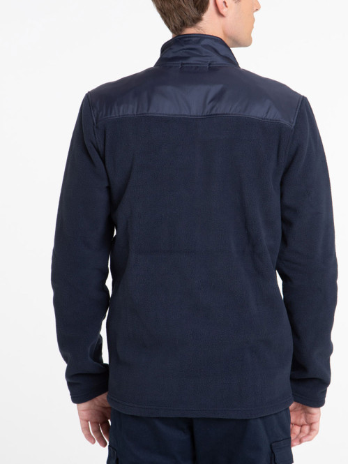 Sweat zippé bi-matière homme Sweat zippé bi-matière homme