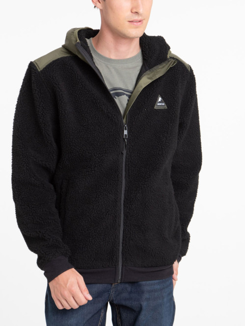 Sweat capuche bicolore homme