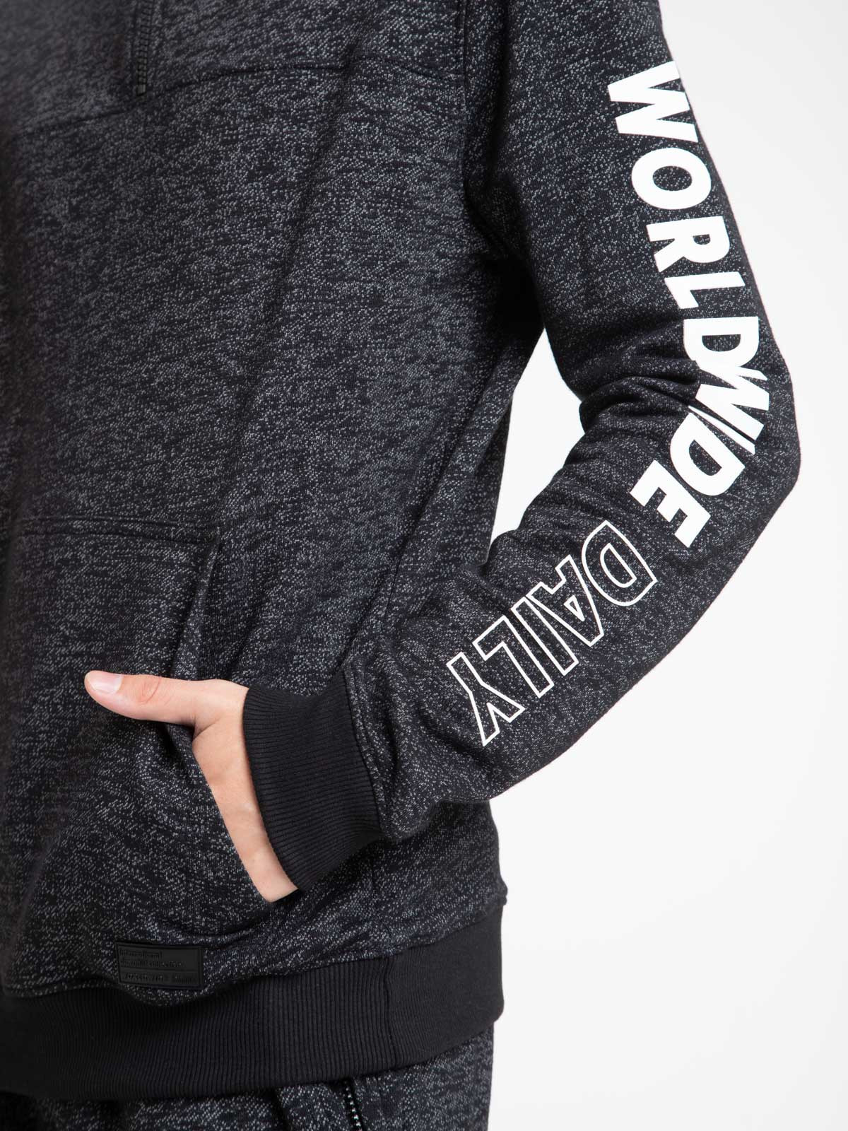 Sweat homme gris anthracite chiné Sweat homme gris anthracite chiné
