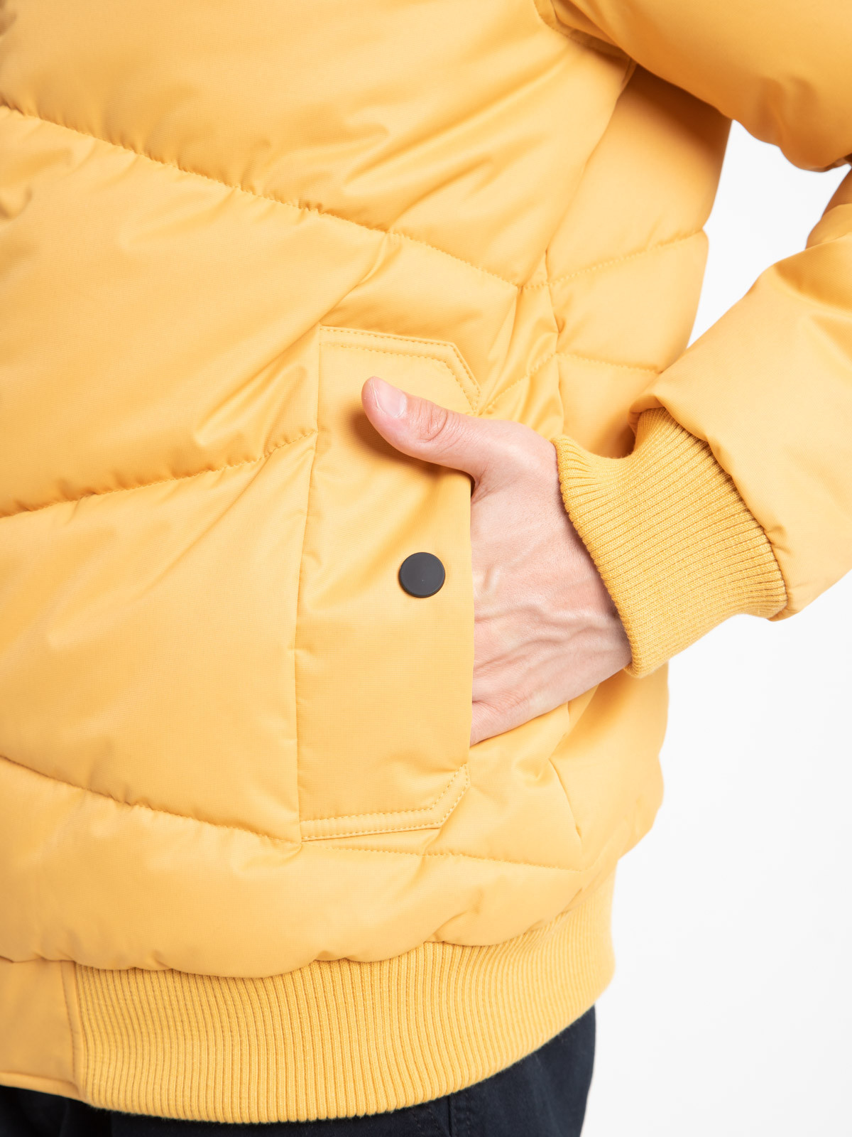 Blouson à capuche curcuma homme Blouson à capuche curcuma homme