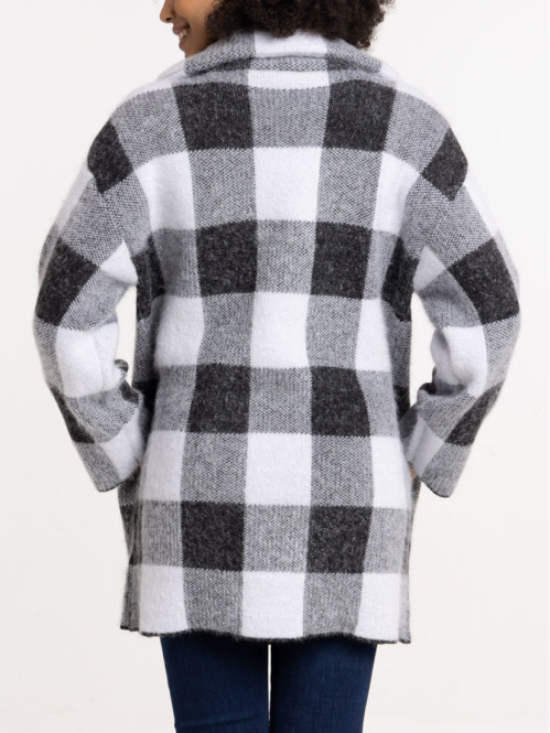 Gilet femme à carreaux Gilet femme à carreaux