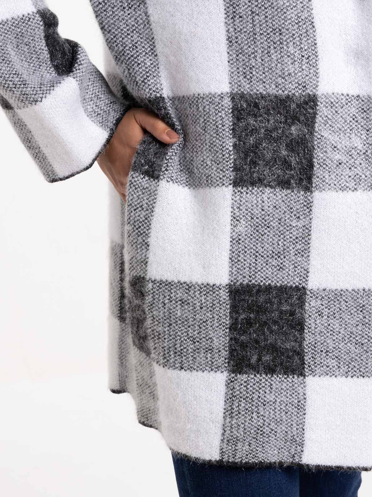 Gilet femme à carreaux Gilet femme à carreaux