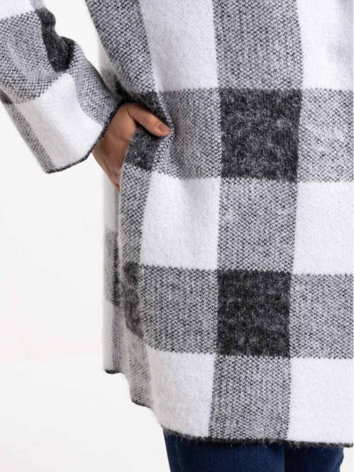 Gilet femme à carreaux Gilet femme à carreaux