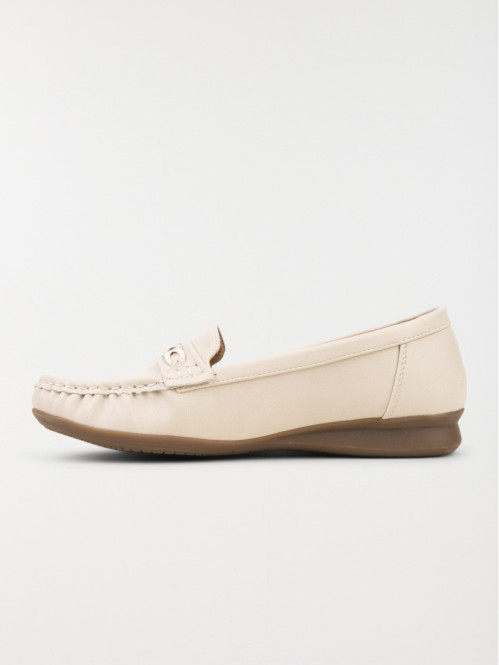 Mocassin femme coloris beige (36-41) Mocassin femme coloris beige (36-41)