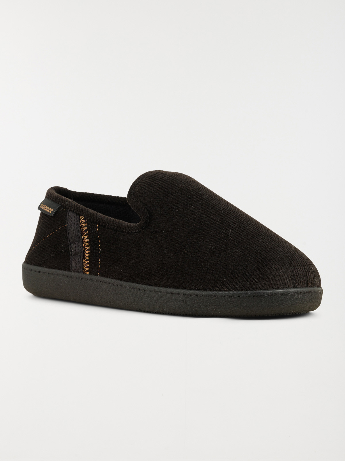 Pantoufle noir Isotoner homme (40-46) Pantoufle noir Isotoner homme (40-46)