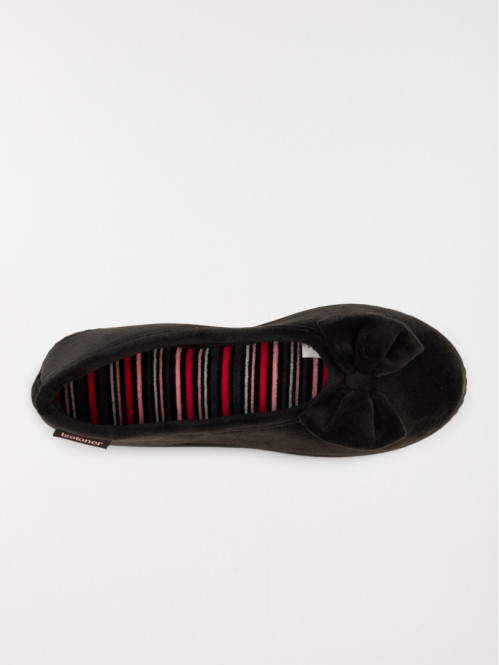 Chaussons noirs Isotoner...