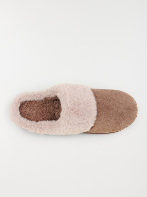 Chausson taupe Isotoner...