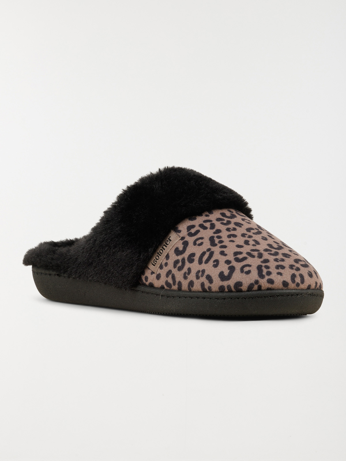 Chausson léopard Isotoner femme (36-41)