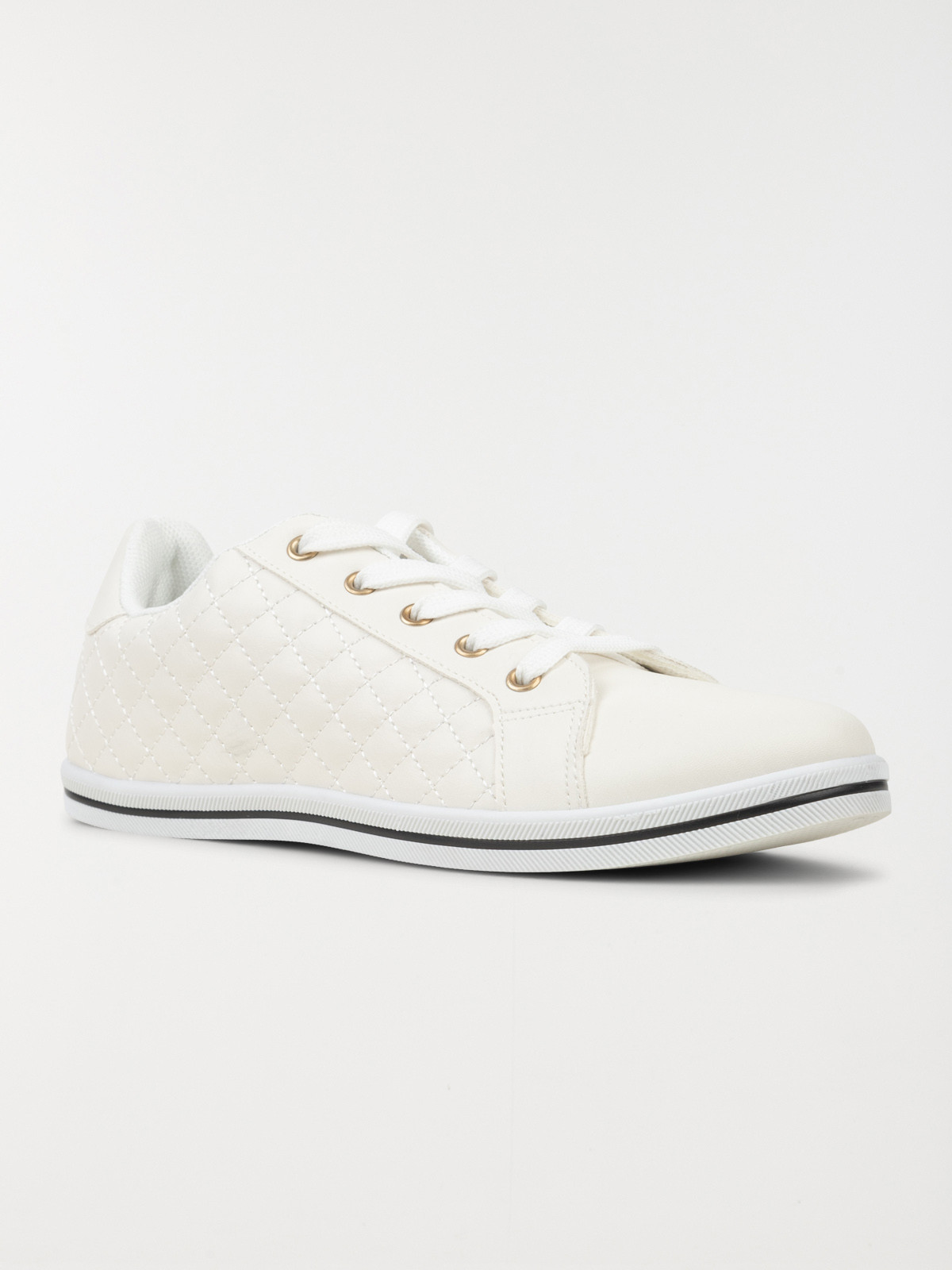 Baskets femme blanches à lacet (36-41)