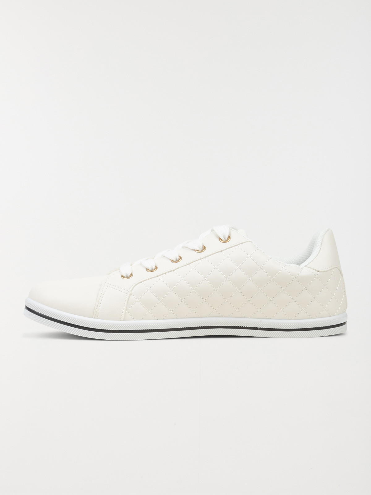 Baskets femme blanches à lacet (36-41)