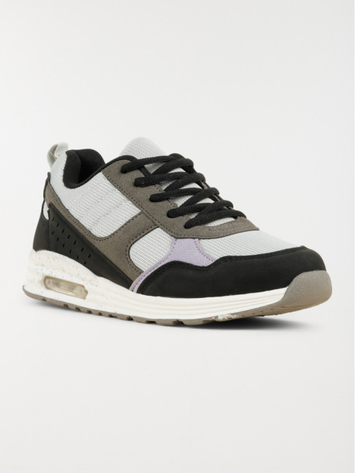 Baskets noires et grises...