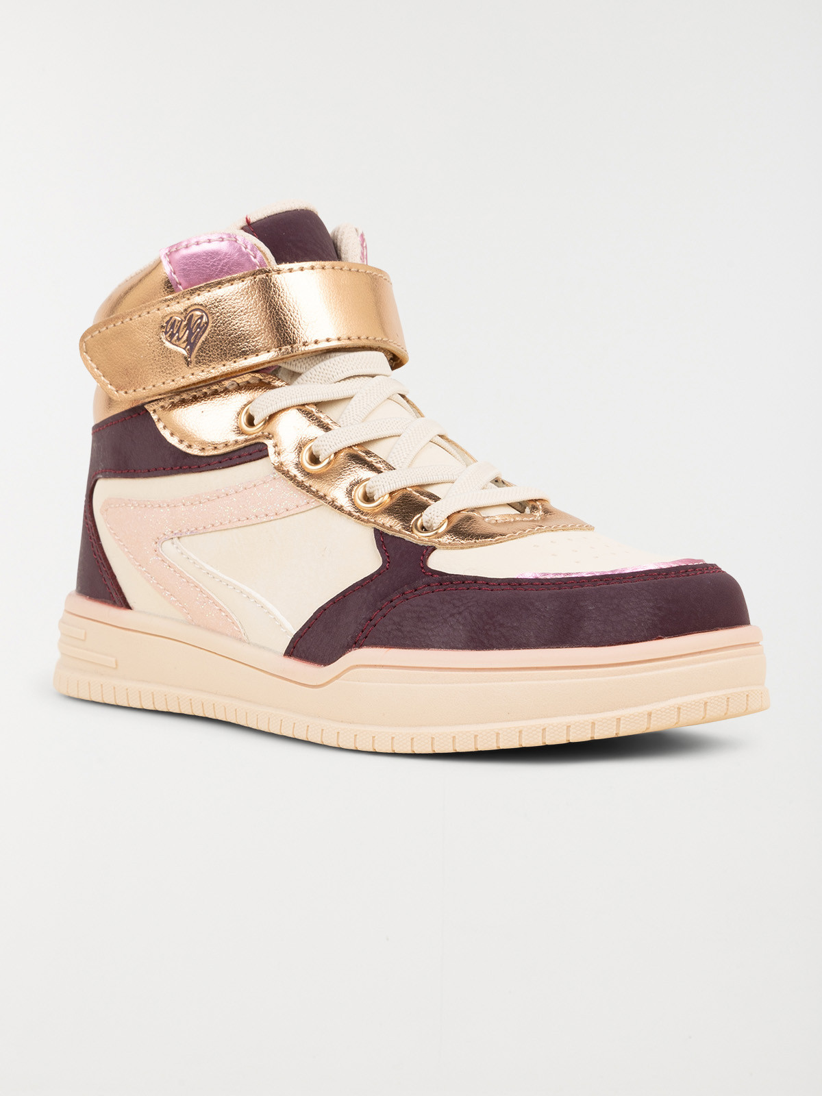 Baskets montantes coeur fille (31-37) Baskets montantes coeur fille (31-37)