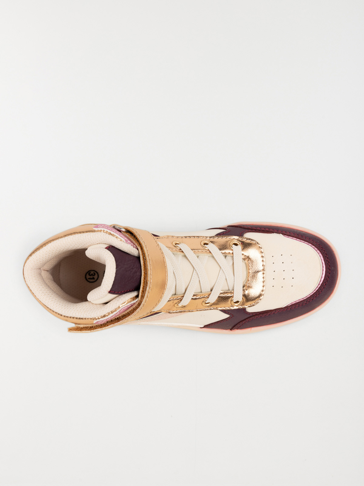 Baskets montantes coeur fille (31-37) Baskets montantes coeur fille (31-37)