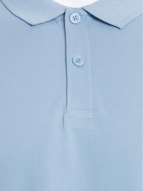 Polo grande taille denim stone homme