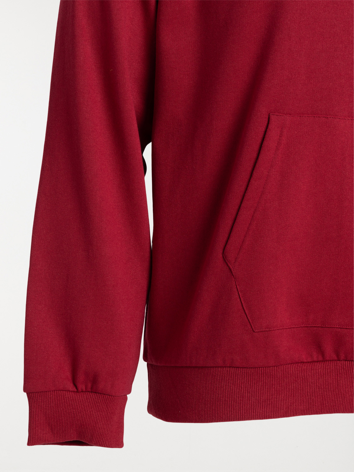 Sweat carmin grande taille homme