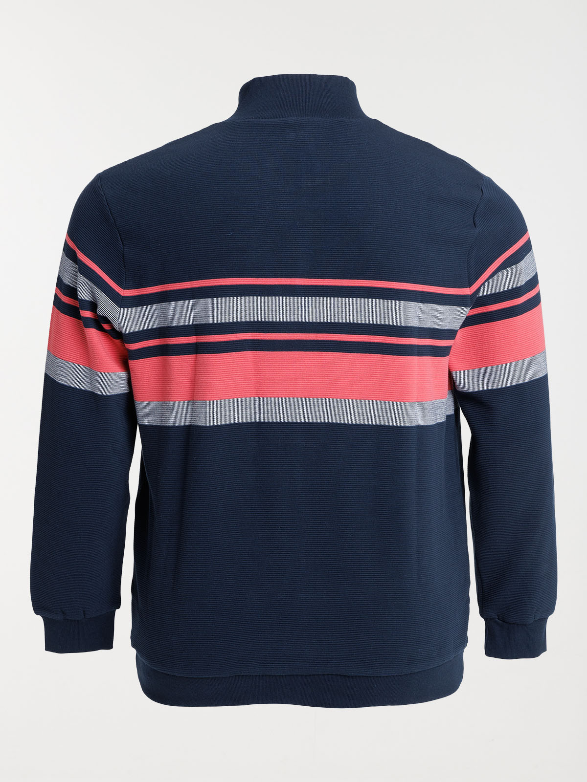 Sweat grande taille marine homme