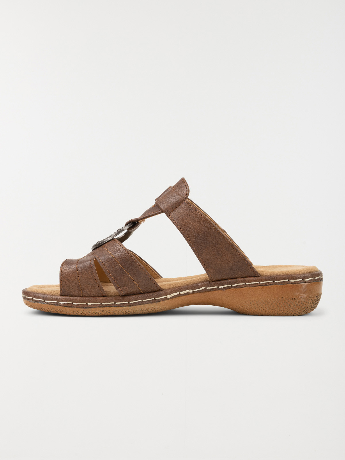 Mule marron à scratch femme (36-41) Mule marron à scratch femme (36-41)