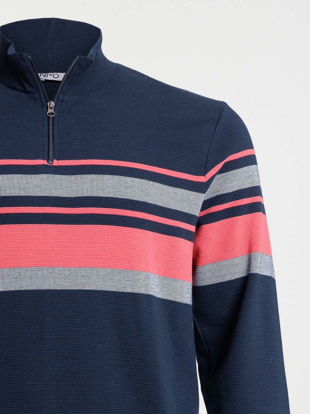Sweat grande taille marine homme