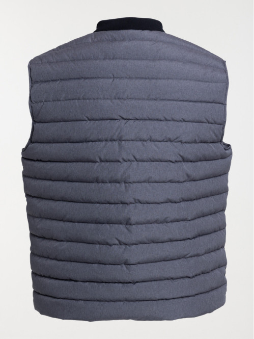 Doudoune gris chiné homme outlet