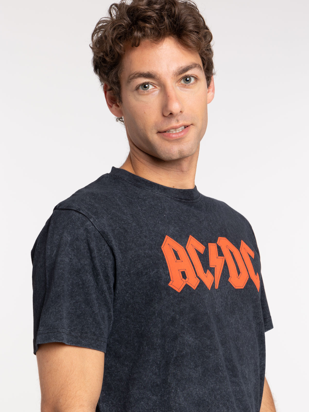 T-shirt AC DC gris homme T-shirt AC DC gris homme