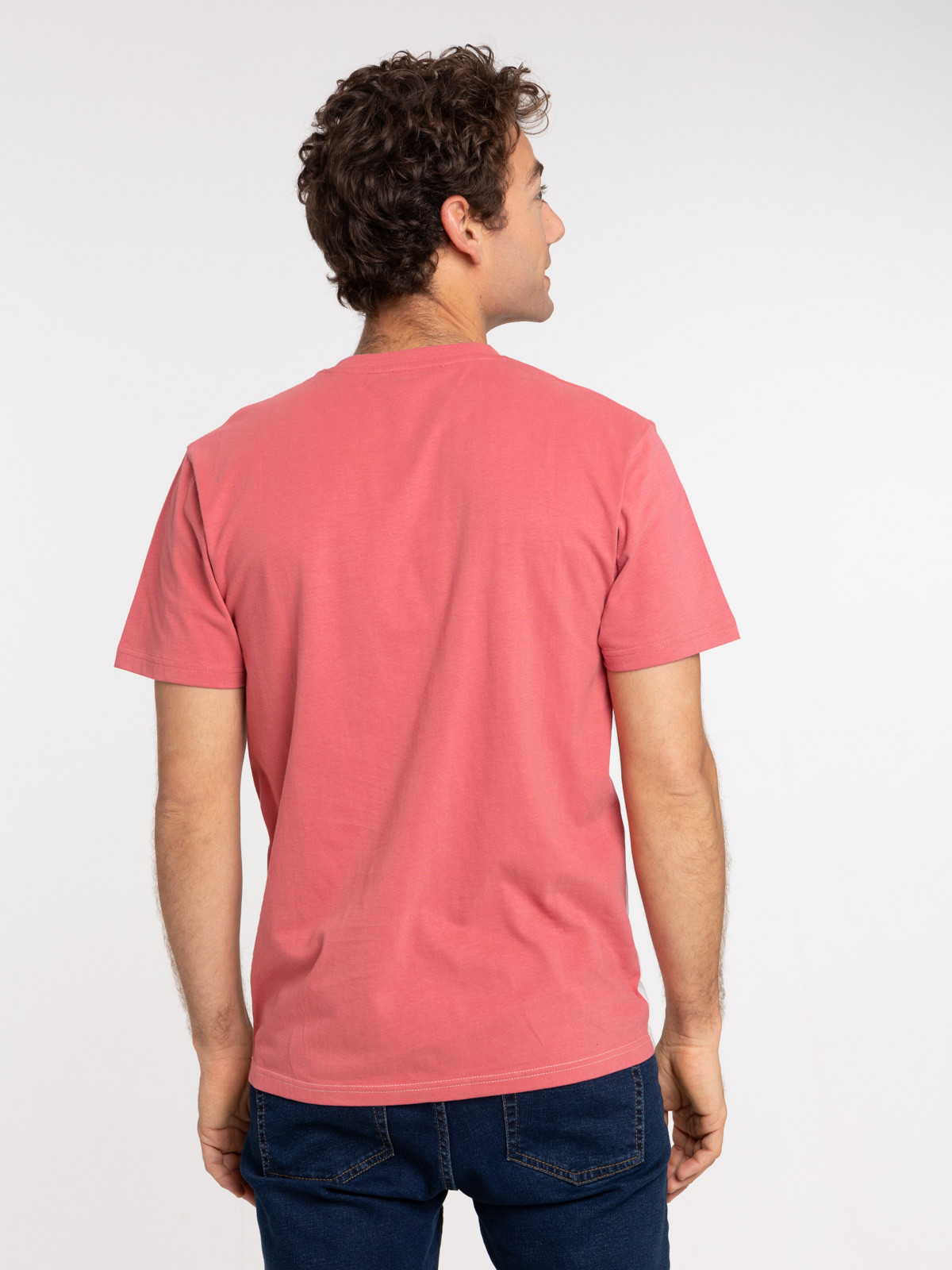 T-shirt bicolore poche poitrine homme