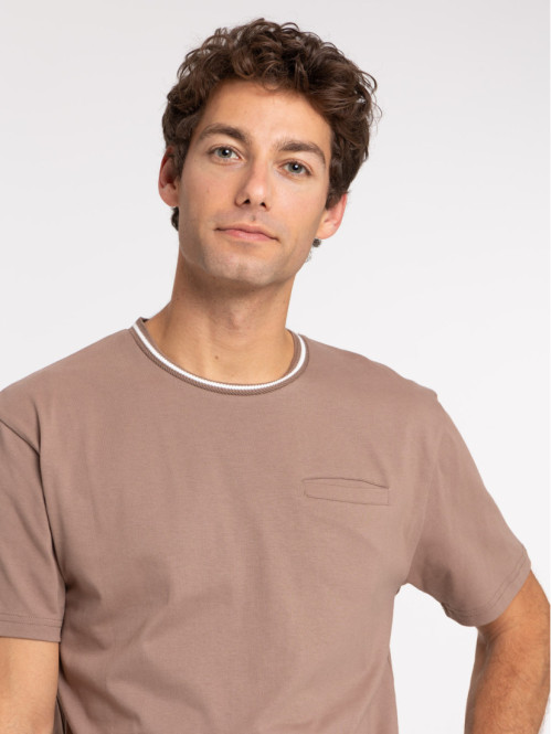 T-shirt mocca latte homme T-shirt mocca latte homme