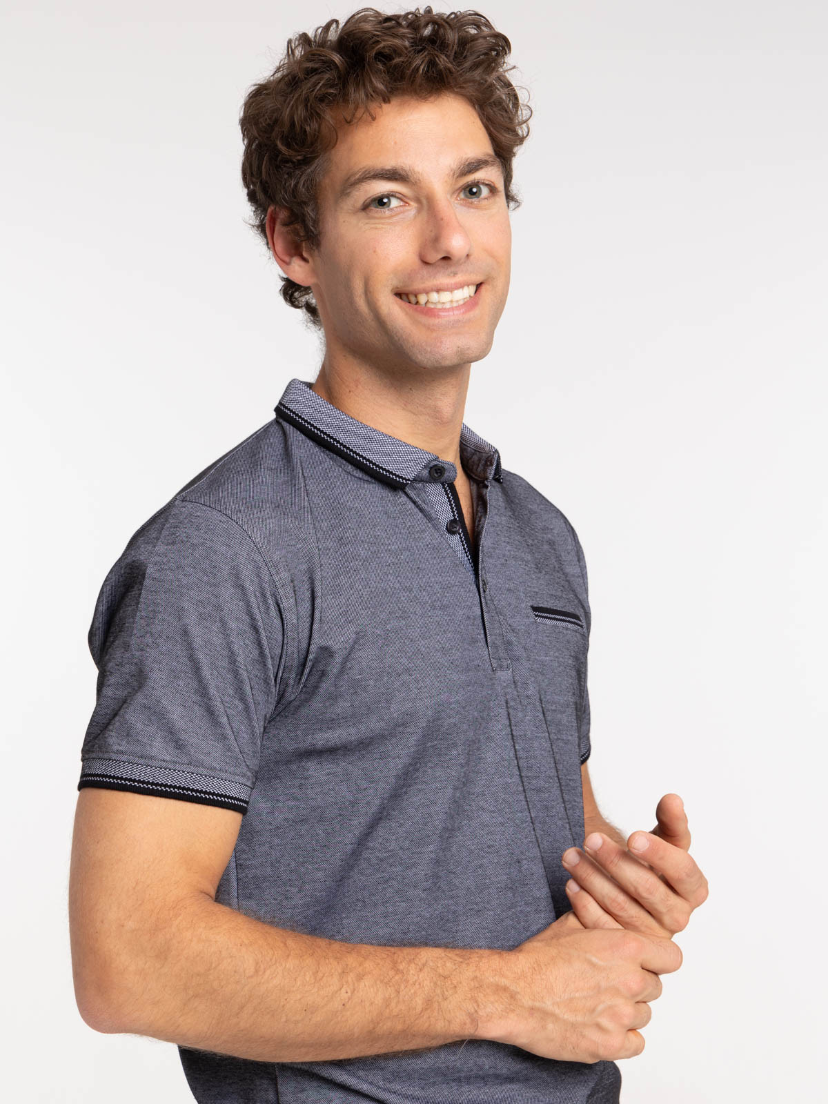 Polo noir homme Polo noir homme