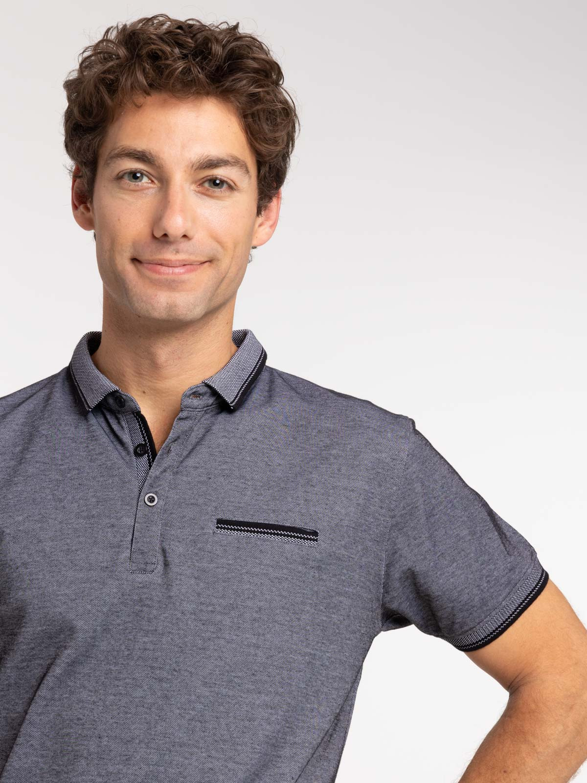 Polo noir homme Polo noir homme