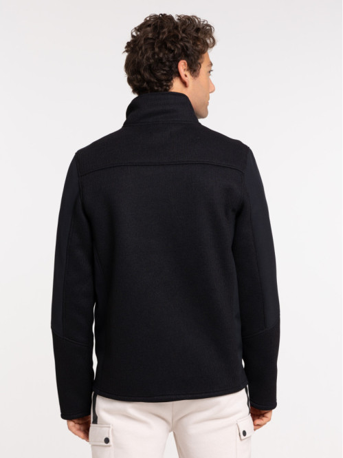 Sweat zippé noir homme Sweat zippé noir homme