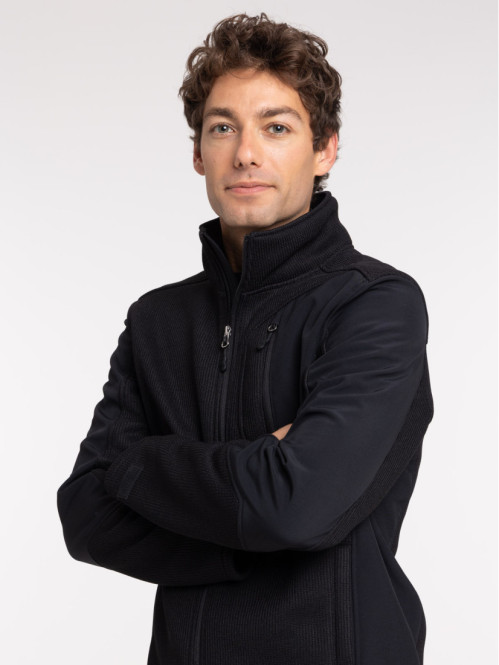 Sweat zippé noir homme Sweat zippé noir homme