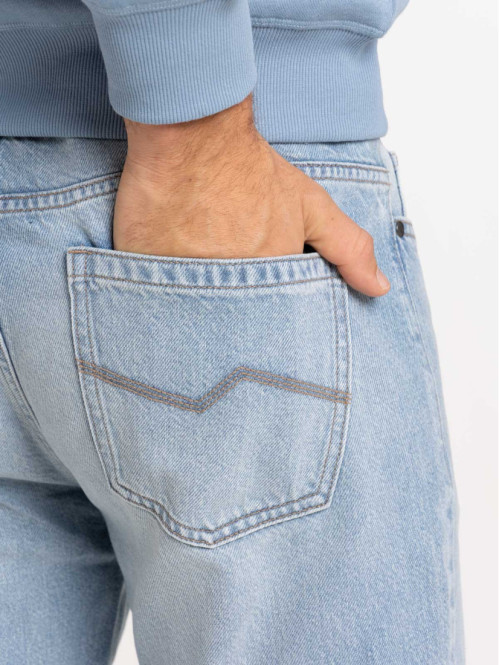 Jean coupe droite denim stone homme Jean coupe droite denim stone homme