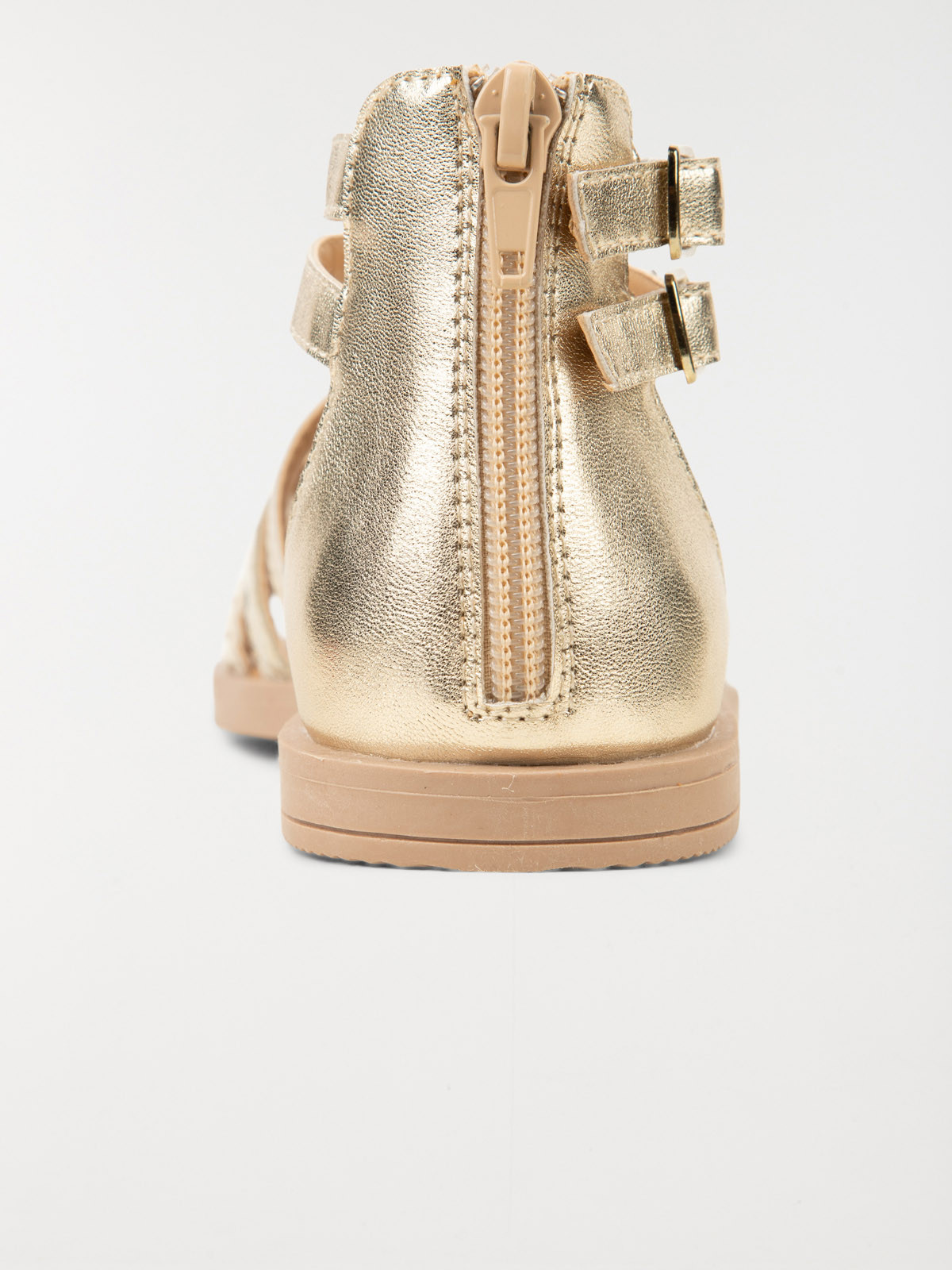 Sandales montantes dorées fille (31-38)