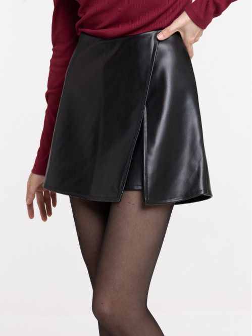 Jupe short noire femme