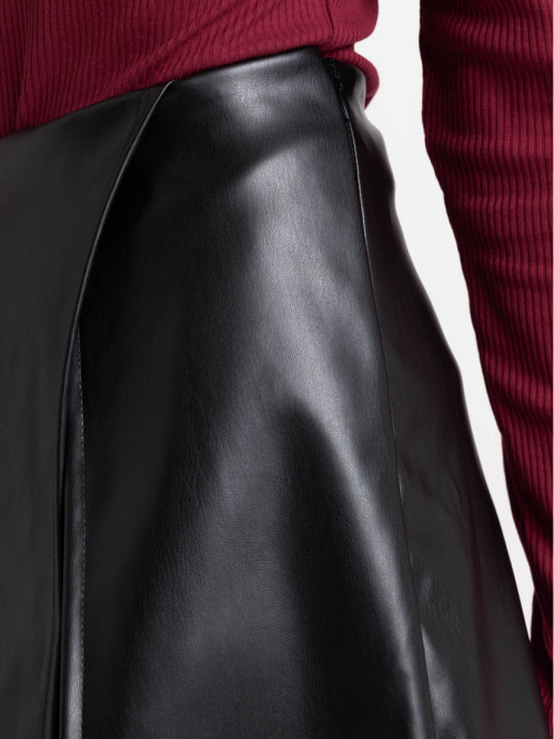 Jupe short noire femme