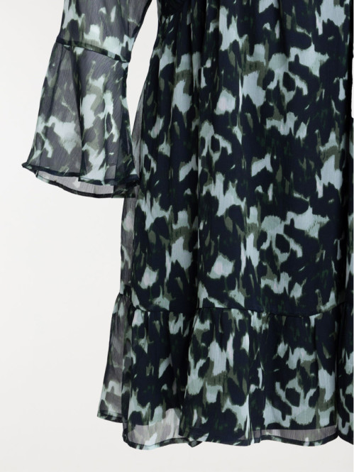 Robe voile imprimé grande...