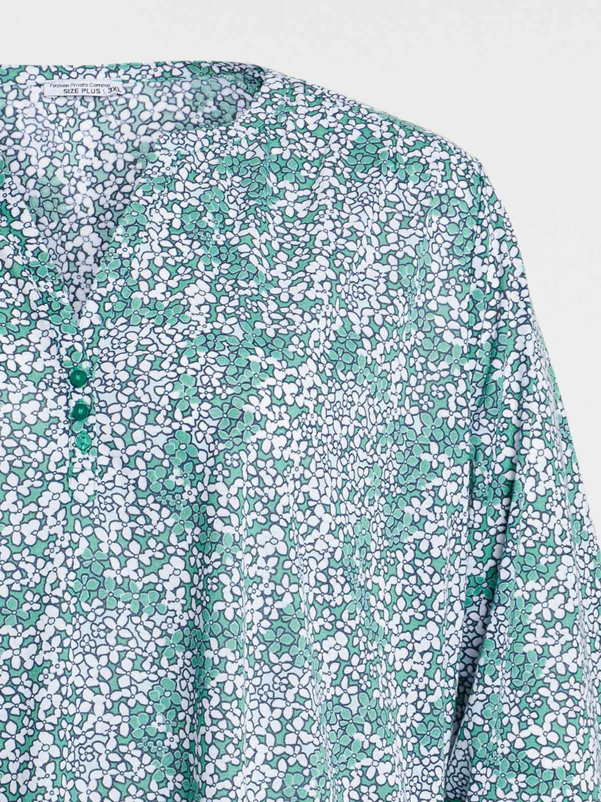 T-shirt fleuri grande taille femme