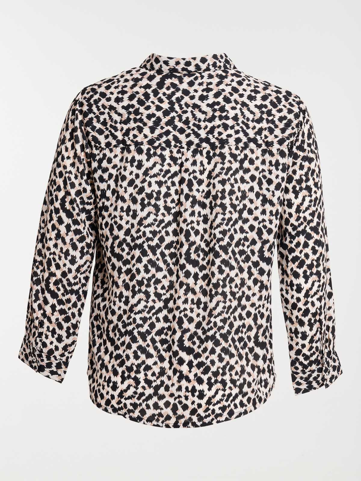 Chemise léopard grande taille femme