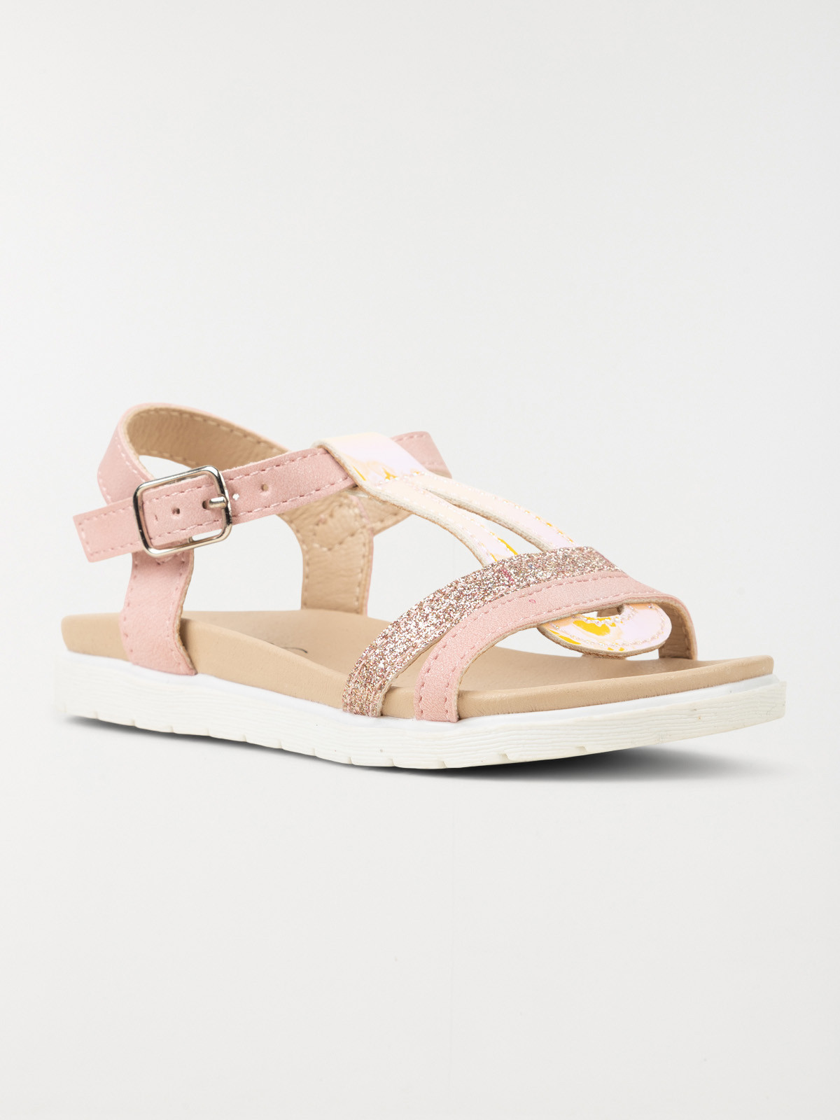 Nu-pied coloris rose fille (31-35) Nu-pied coloris rose fille (31-35)