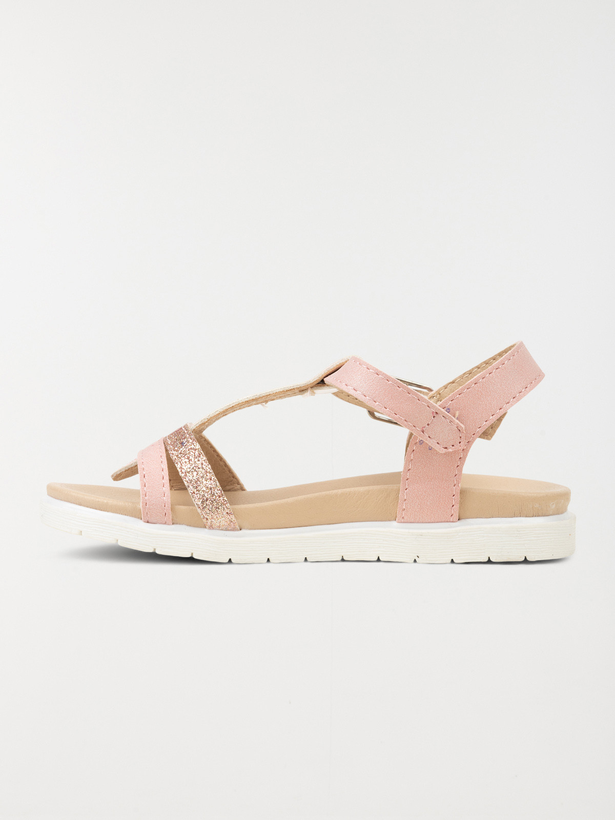 Nu-pied coloris rose fille (31-35) Nu-pied coloris rose fille (31-35)