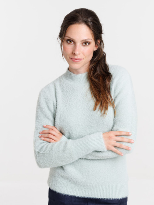 Sweat zippé doublure effet sherpa gris femme | La Halle Sweat zippé doublure effet sherpa gris femme | La Halle