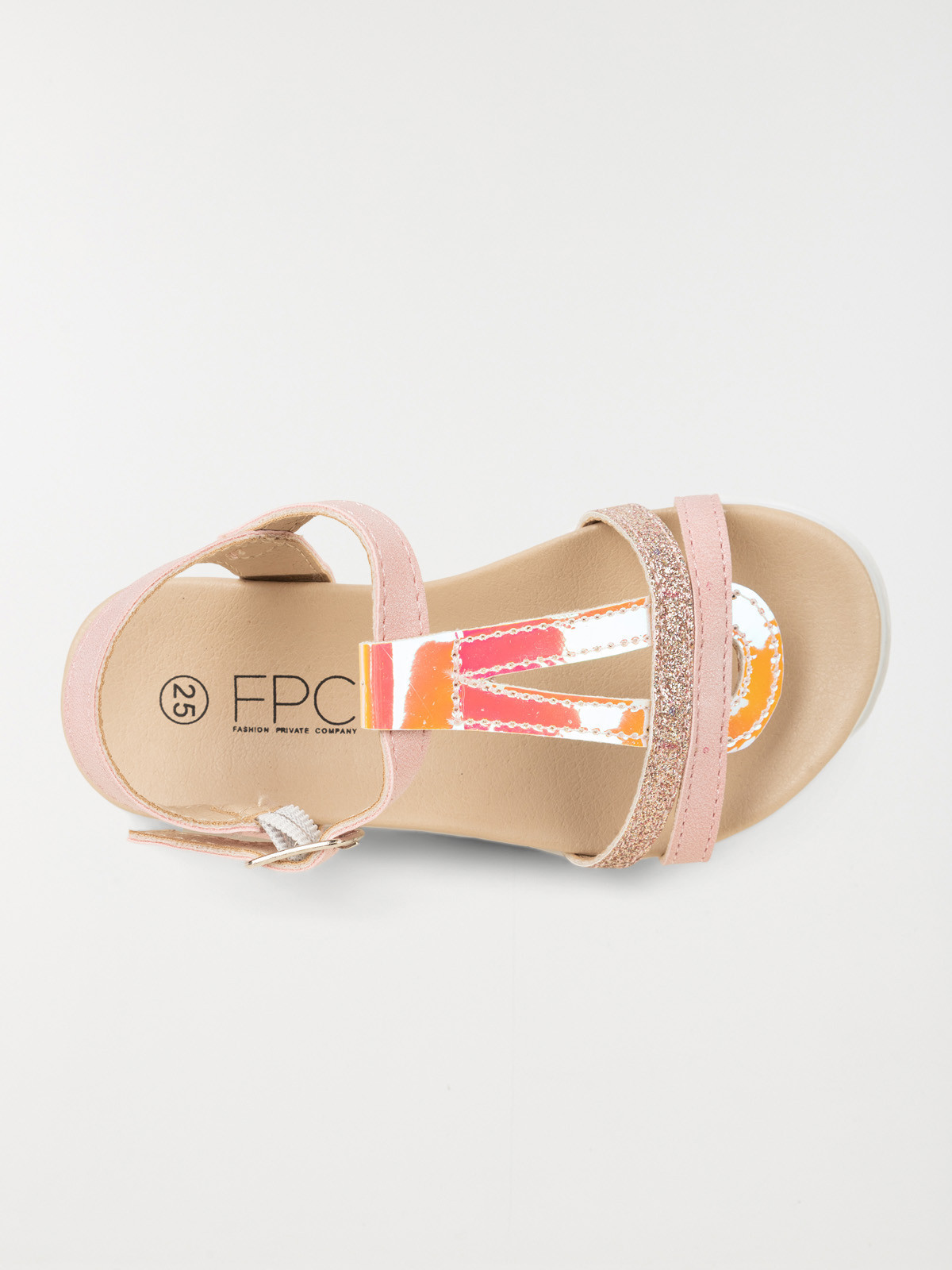 Nu-pied coloris rose fille (31-35) Nu-pied coloris rose fille (31-35)