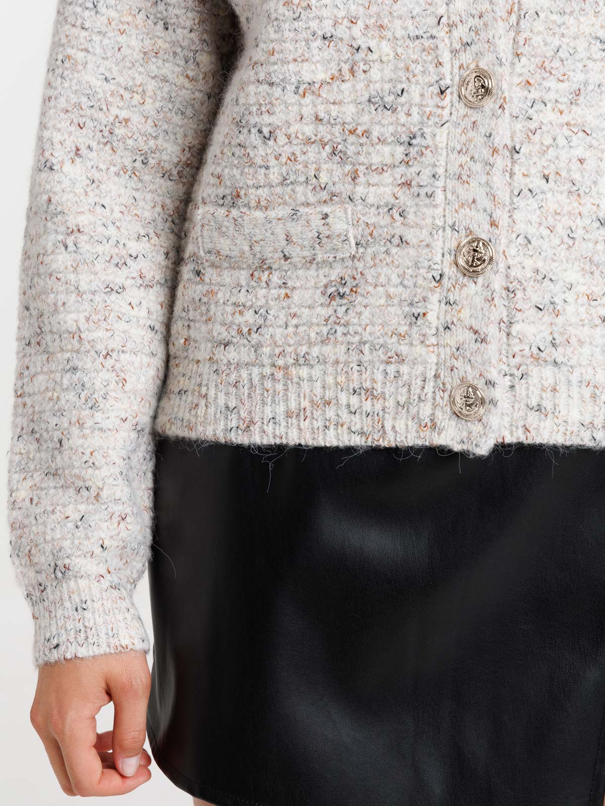 Gilet boutonné sable femme Gilet boutonné sable femme
