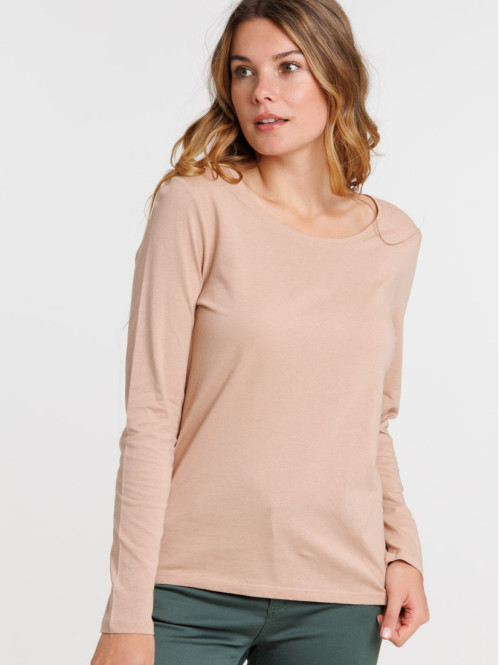 T-shirt sarrasin manches longues femme