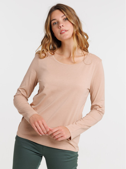 T-shirt sarrasin manches longues femme