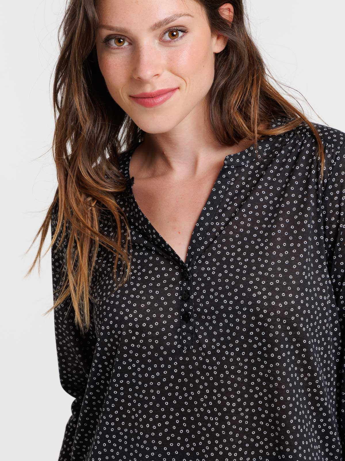 T-shirt manches 3/4 graphique femme T-shirt manches 3/4 graphique femme