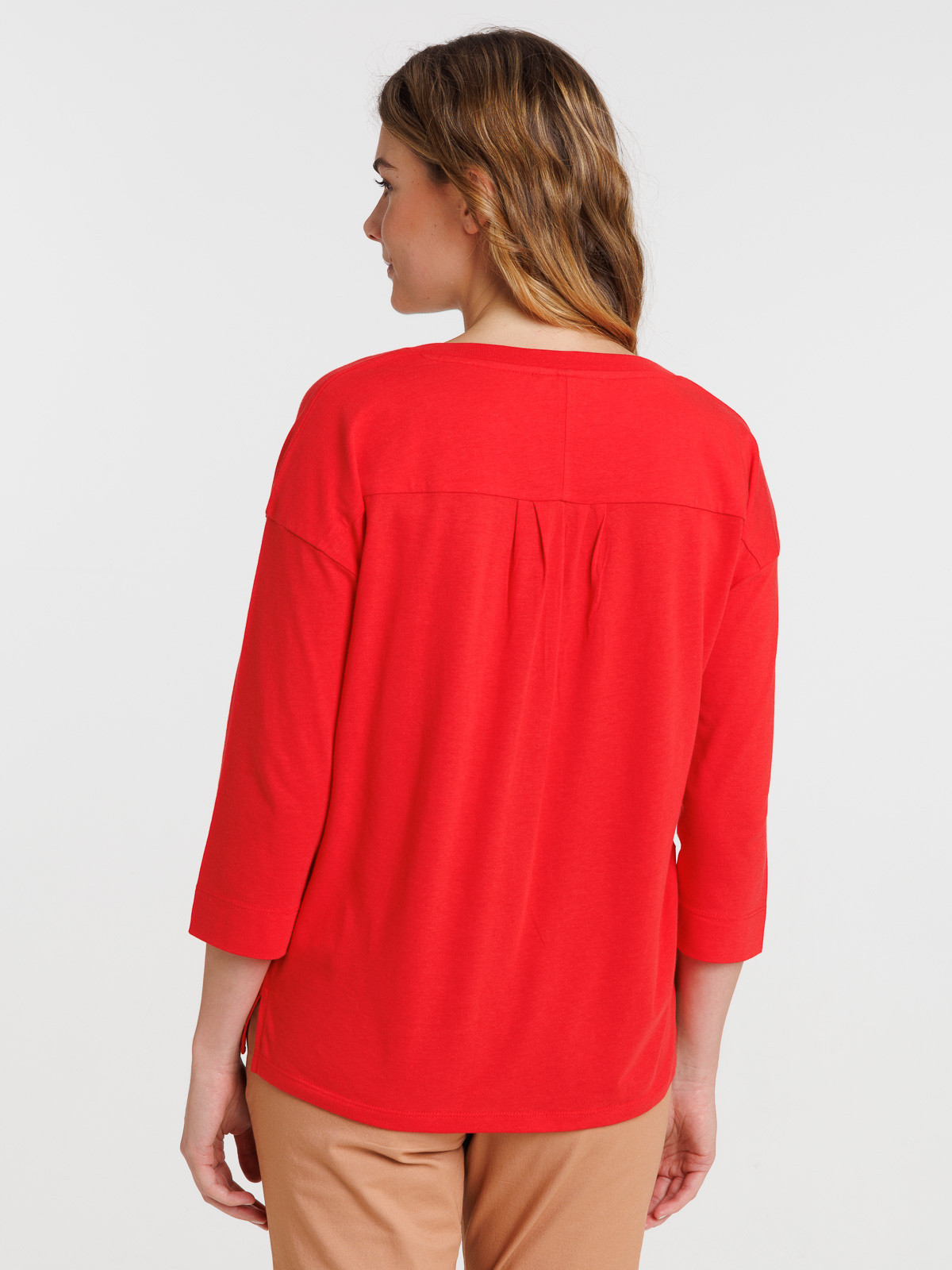 T-shirt red manches 3/4 femme T-shirt red manches 3/4 femme