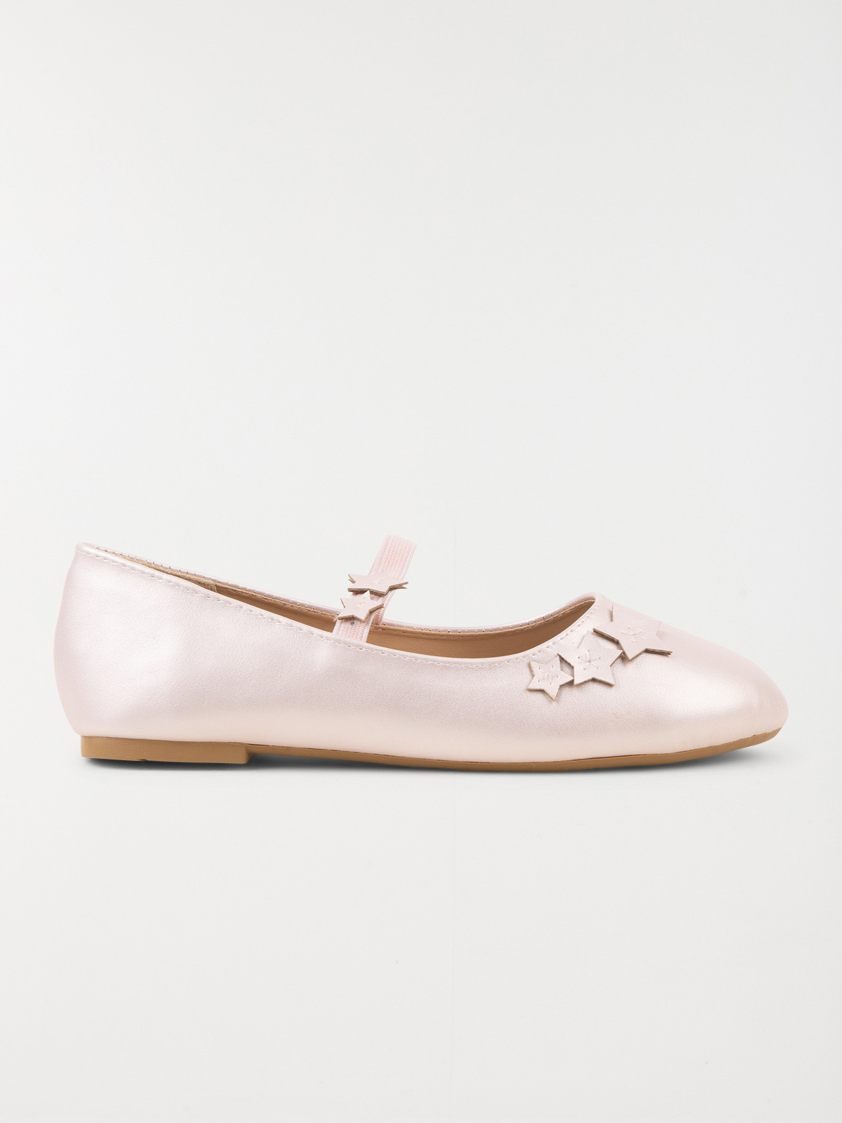 Ballerine rose avec étoile fille (24-30)