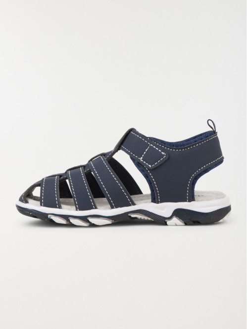 Nu-pieds garçon coloris navy (24-30) Nu-pieds garçon coloris navy (24-30)