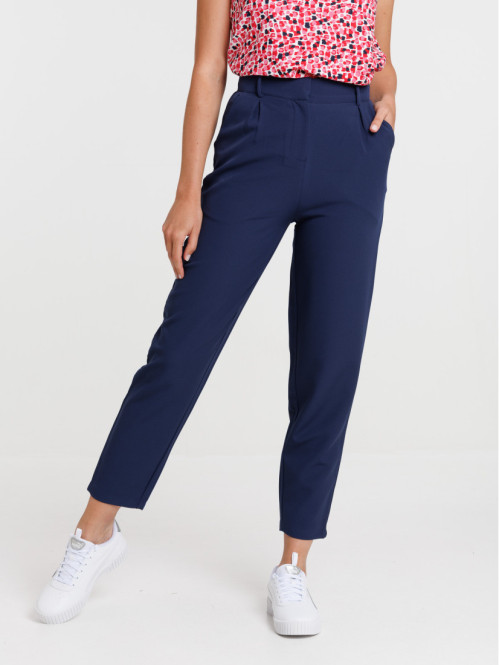 Pantalon city avec ceinture femme