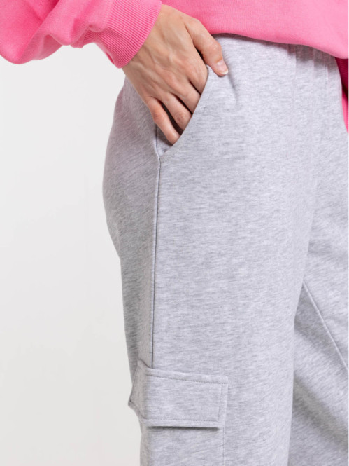 Pantalon cargo molleton femme Pantalon cargo molleton femme